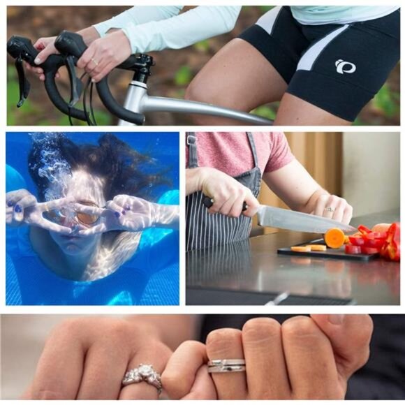 Chrome Cherry Ringo Invisible Ring Size Adjuster for Loose Rings (Multi 10-Pack) - Picture 6 of 7